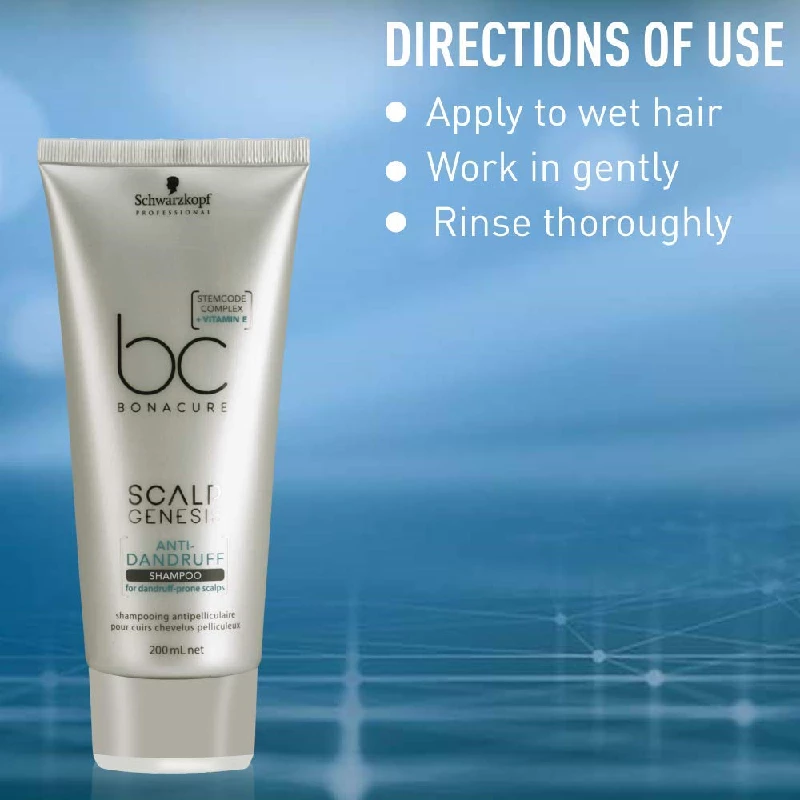 Schwarzkopf Professional Bonacure Scalp Genesis Anti Dandruff Shampoo, 200 ml-5.webp